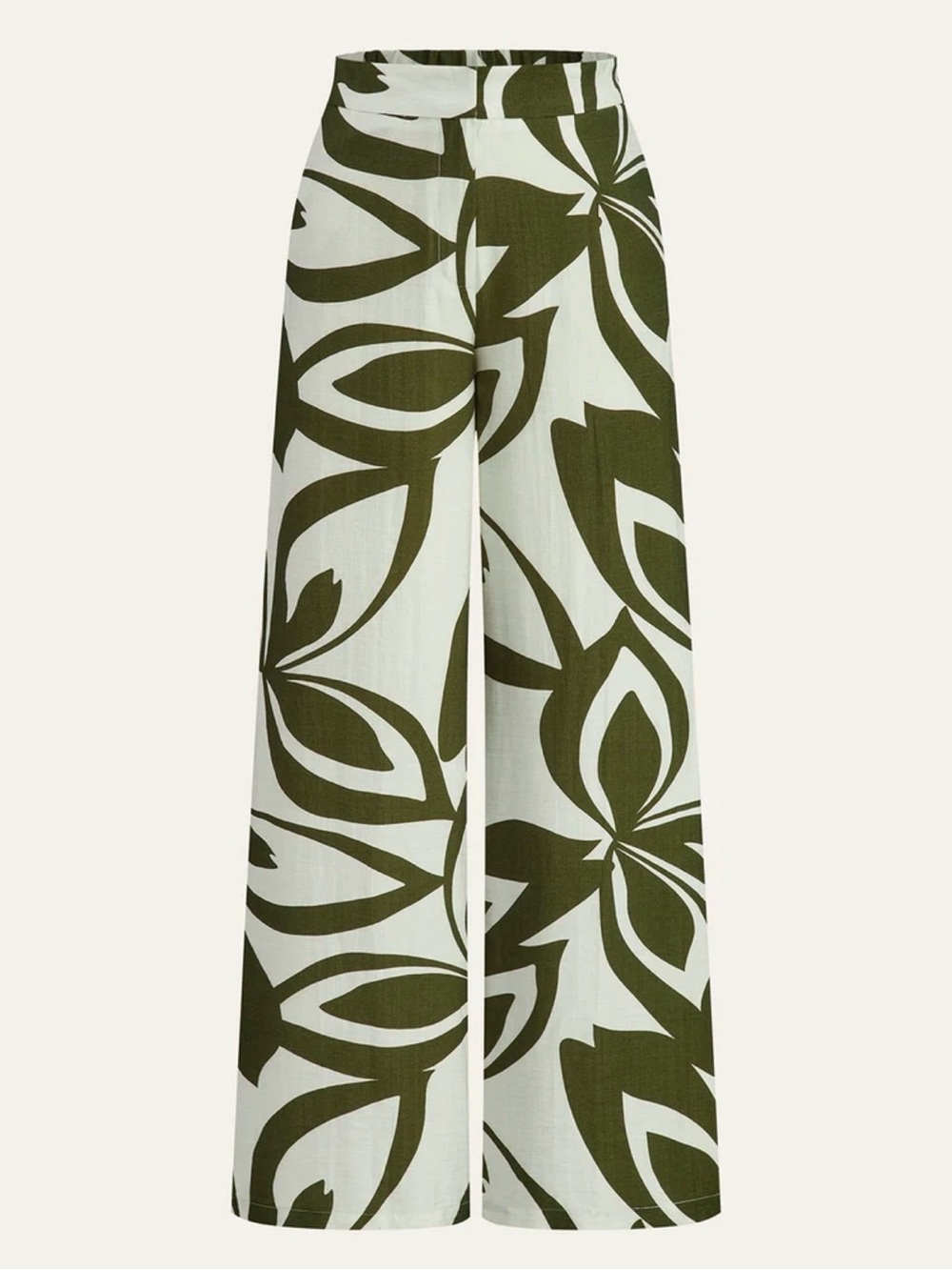 Commense floral print wide leg pants